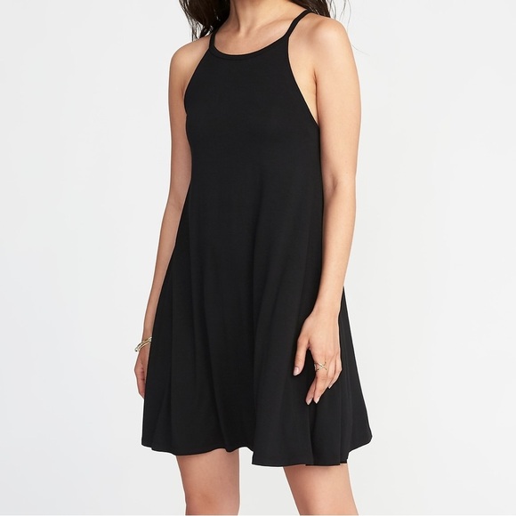 Old Navy Black Tank Swing Dress - Picture 1 of 3